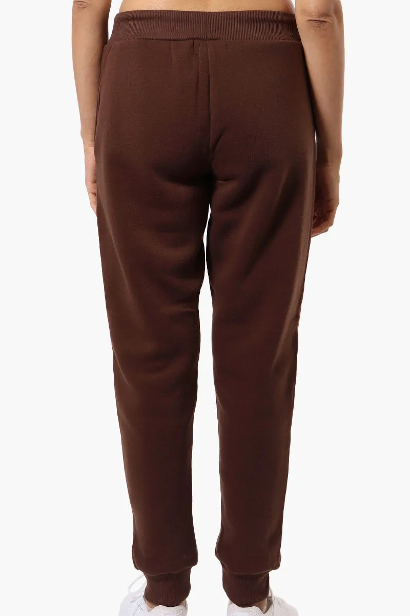 New Look Colour Block Fleece Joggers - Brown sold by Fairweather product image thumbnail 3