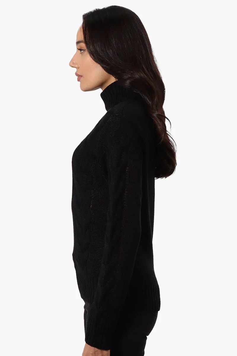 Beechers Brook Knit Turtleneck Pullover Sweater - Black sold by Fairweather product image thumbnail 2