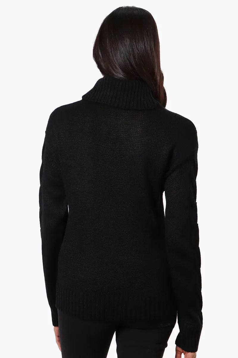 Beechers Brook Knit Turtleneck Pullover Sweater - Black sold by Fairweather product image thumbnail 3