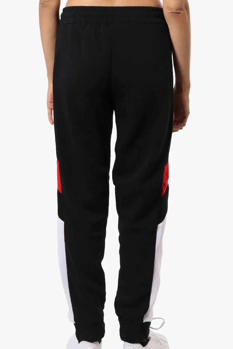 New Look Race Side Print Fleece Joggers - Black sold by Fairweather product image thumbnail 3