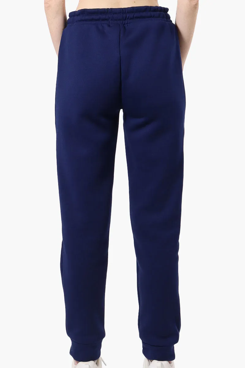 Fahrenheit Tie Waist Brooklyn Print Joggers - Navy sold by Fairweather product image thumbnail 3