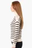 International INC Company Striped Turtleneck Pullover Sweater - Cream sold by Fairweather