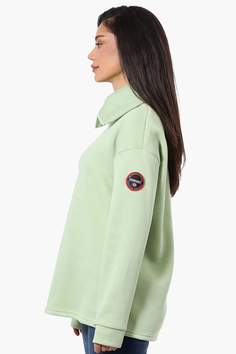 Fahrenheit Basic 1/4 Zip Pullover Sweater - Green sold by Fairweather product image thumbnail 2