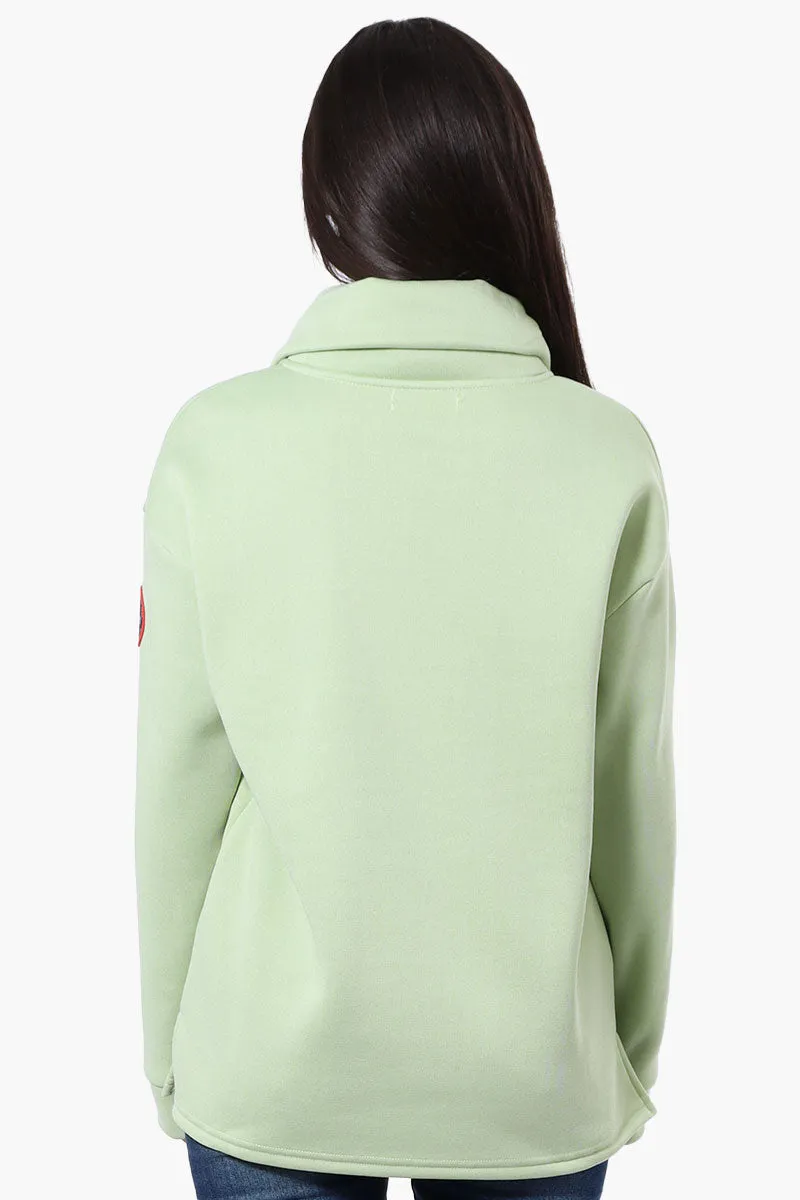 Fahrenheit Basic 1/4 Zip Pullover Sweater - Green sold by Fairweather product image thumbnail 3