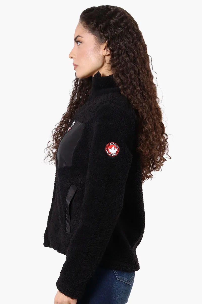 Canada Weather Gear Sherpa Zip Up Lightweight Jacket - Black sold by Fairweather product image thumbnail 2