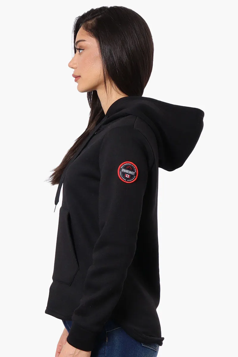 Fahrenheit Basic Henley Hoodie - Black sold by Fairweather product image thumbnail 2