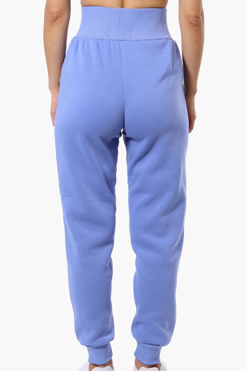 New Look High Waisted Flame Print Joggers - Blue sold by Fairweather product image thumbnail 3
