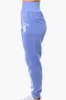 New Look High Waisted Flame Print Joggers - Blue sold by Fairweather