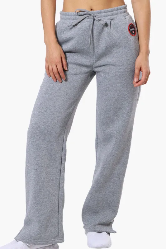 Fahrenheit Tie Waist Basic Sweatpants - Grey sold by Fairweather