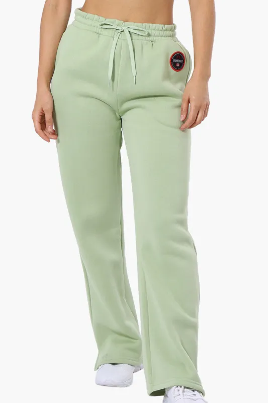 Fahrenheit Tie Waist Basic Sweatpants - Green sold by Fairweather