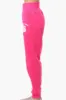 New Look High Waisted Flame Print Joggers - Pink sold by Fairweather