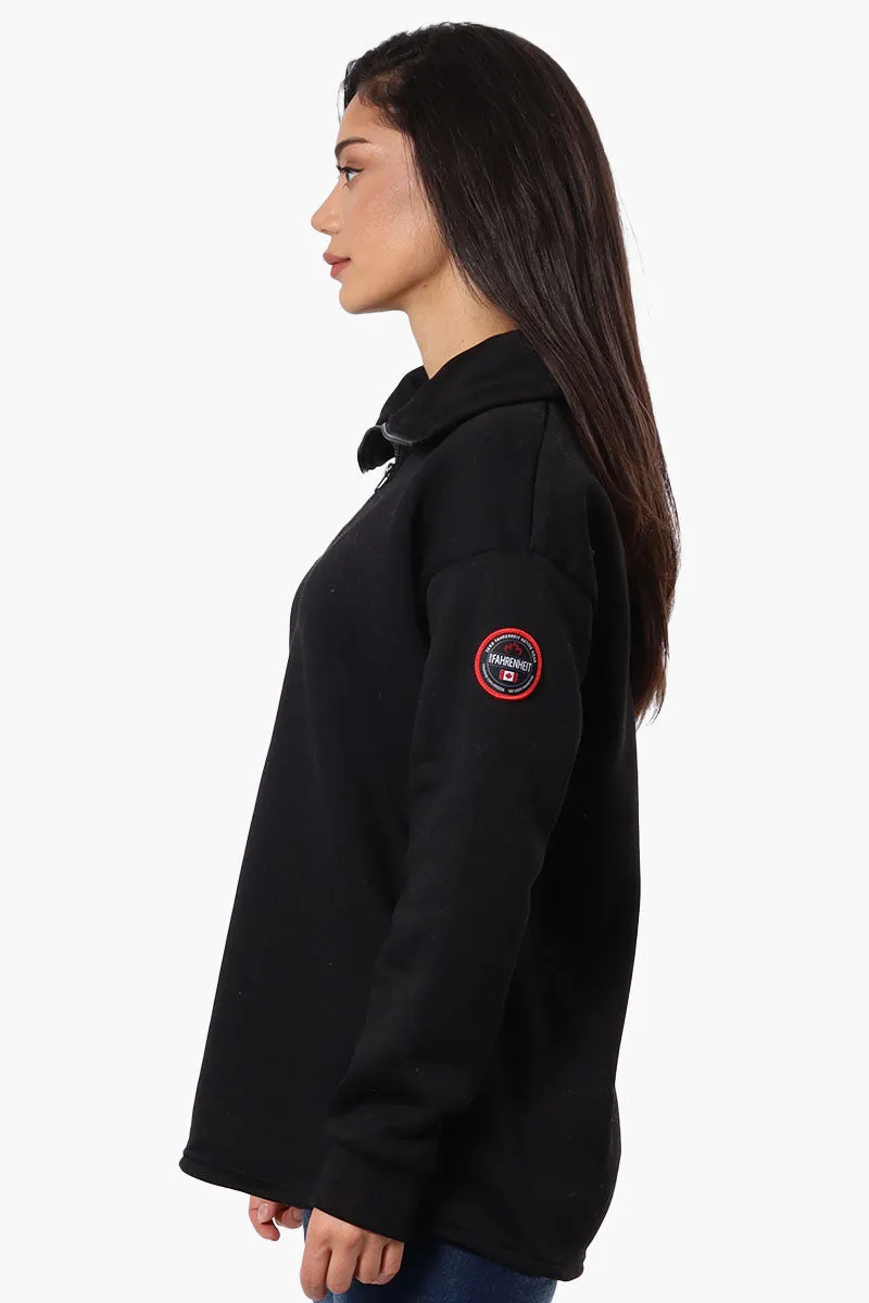 Fahrenheit Basic 1/4 Zip Pullover Sweater - Black sold by Fairweather product image thumbnail 2