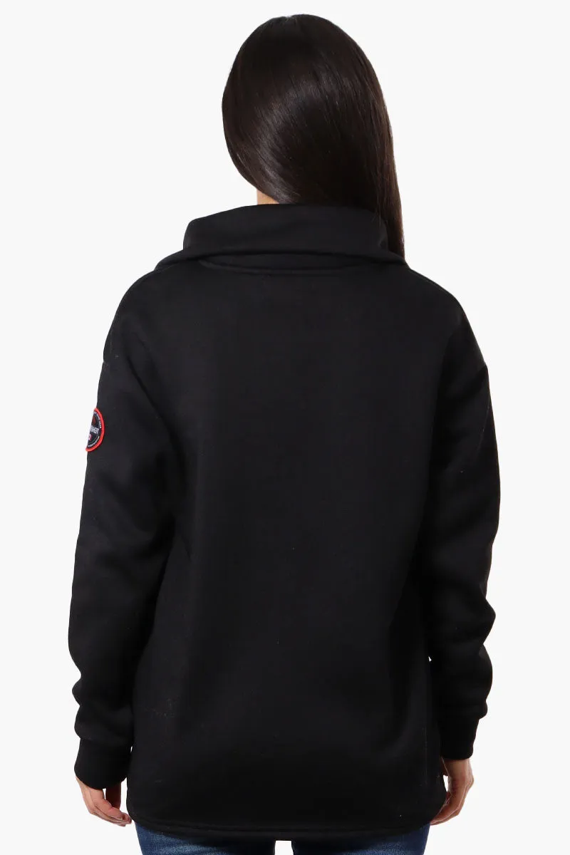 Fahrenheit Basic 1/4 Zip Pullover Sweater - Black sold by Fairweather product image thumbnail 3