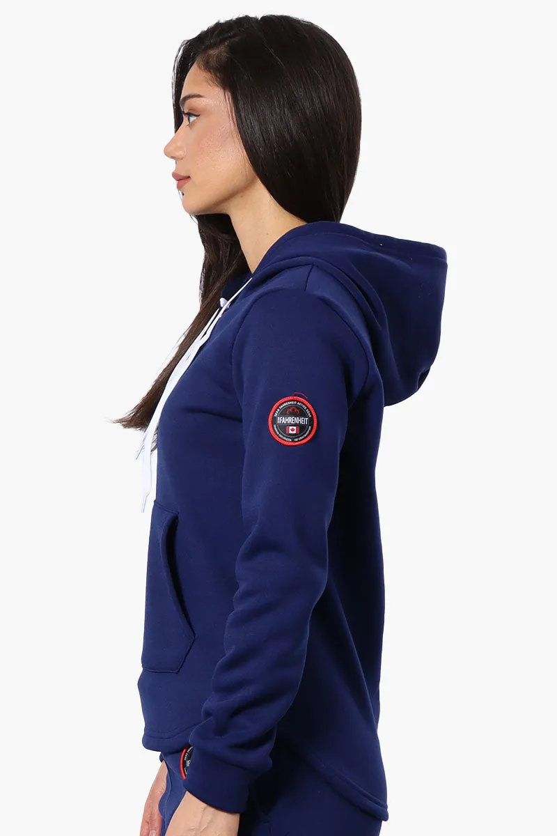 Fahrenheit Basic Henley Hoodie - Navy sold by Fairweather product image thumbnail 2
