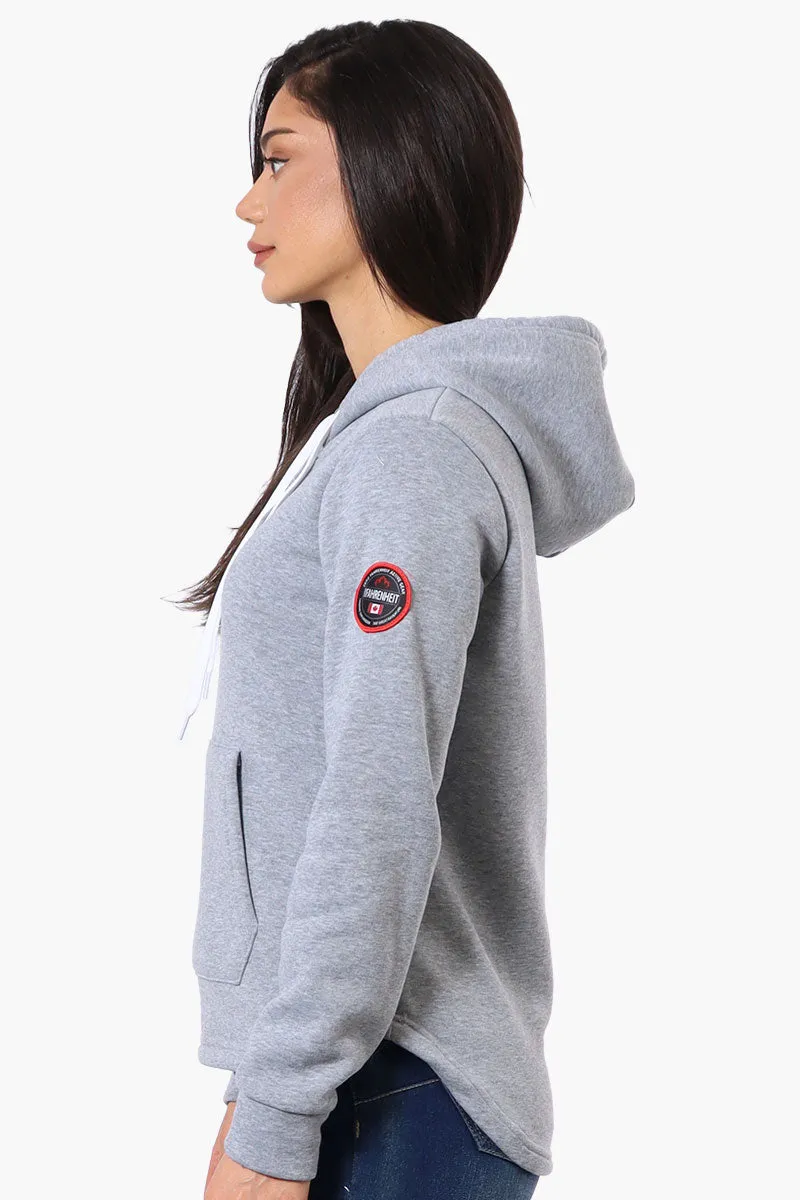 Fahrenheit Basic Henley Hoodie - Grey sold by Fairweather product image thumbnail 2