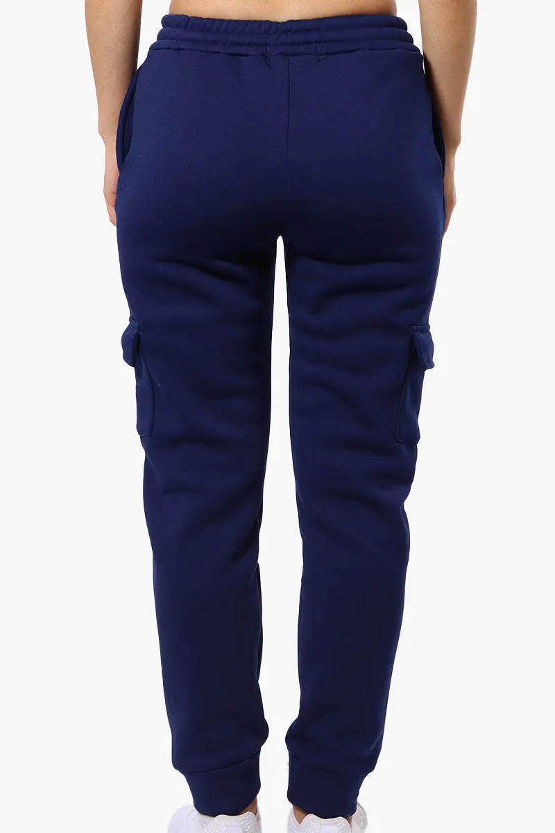 Fahrenheit Tie Waist Cargo Joggers - Navy sold by Fairweather product image thumbnail 3