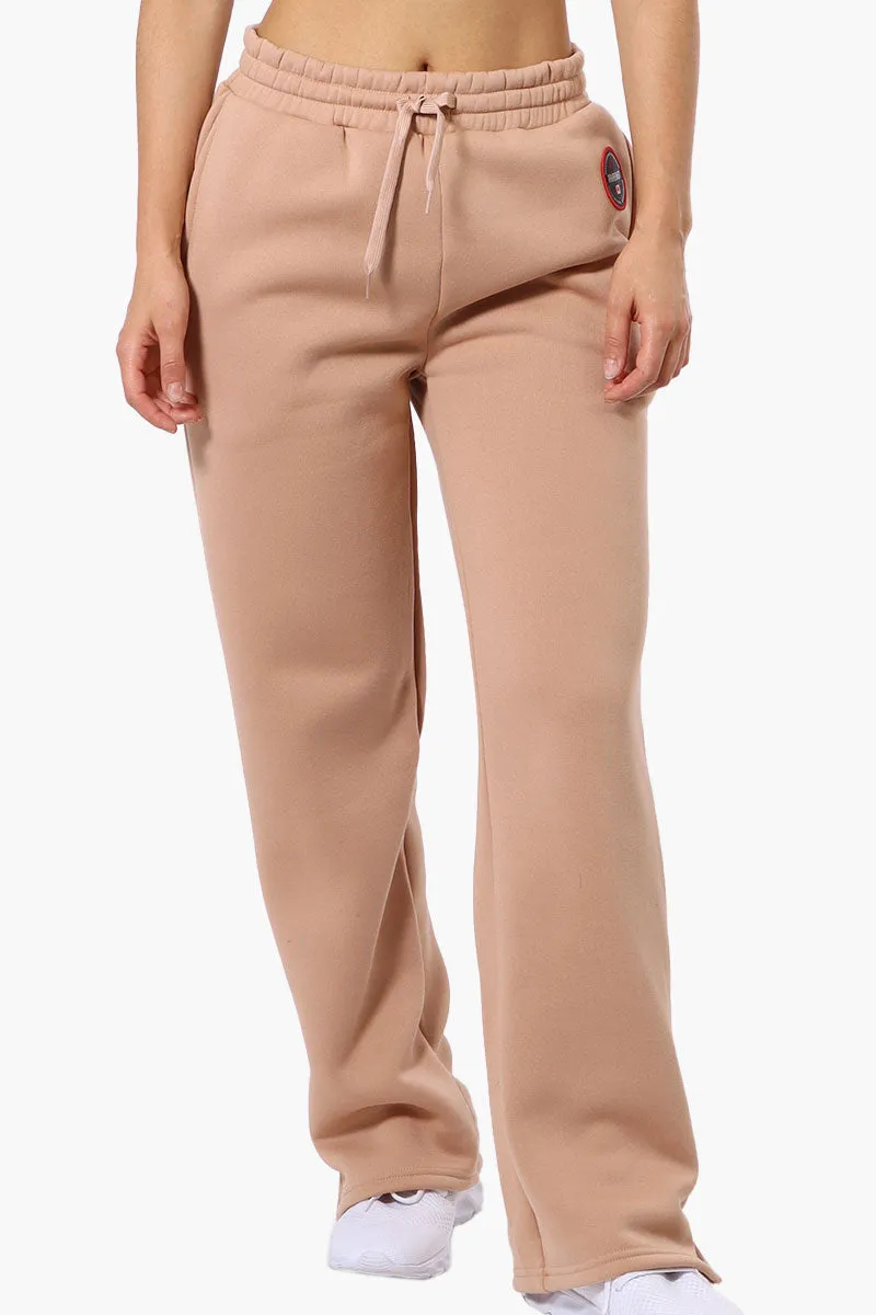 Fahrenheit Tie Waist Basic Sweatpants - Camel sold by Fairweather