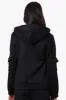 Fahrenheit Sherpa Lined Hood Zip Up Hoodie - Black sold by Fairweather