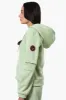 Fahrenheit Sherpa Lined Hood Zip Up Hoodie - Green sold by Fairweather