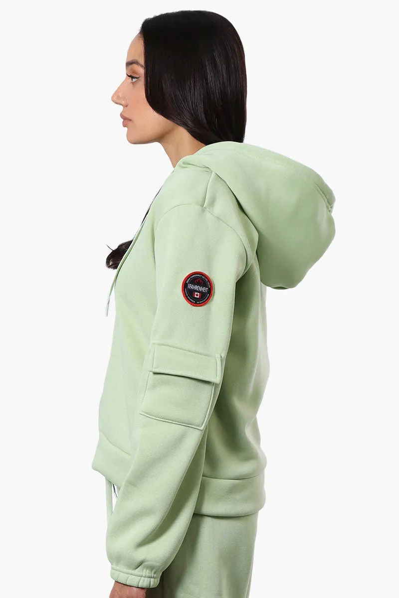 Fahrenheit Sherpa Lined Hood Zip Up Hoodie - Green sold by Fairweather product image thumbnail 2