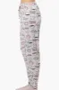 Canada Weather Gear Coffee Pattern Tie Waist Pajama Pants - White sold by Fairweather