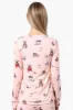 Canada Weather Gear Dog Pattern Pajama Top - Pink sold by Fairweather