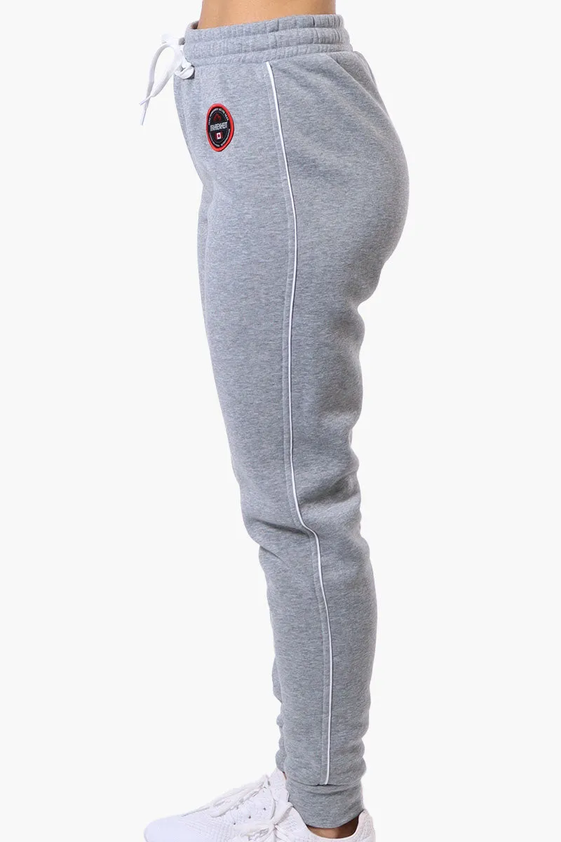 Fahrenheit Tie Waist Side Piping Joggers - Grey sold by Fairweather product image thumbnail 2