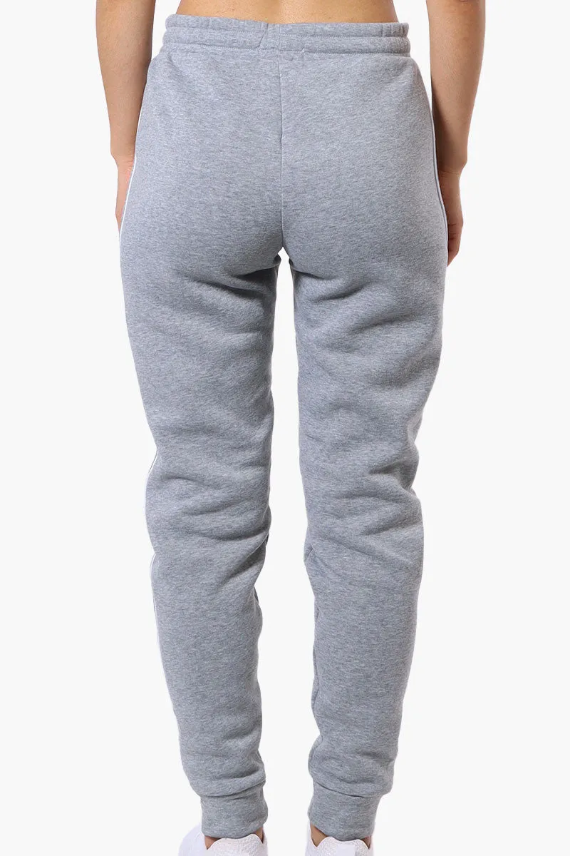 Fahrenheit Tie Waist Side Piping Joggers - Grey sold by Fairweather product image thumbnail 3