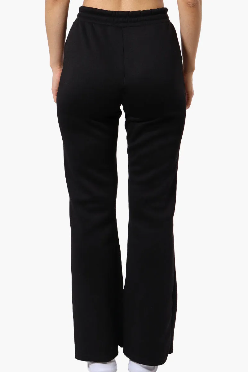 Fahrenheit Tie Waist Flared Sweatpants - Black sold by Fairweather product image thumbnail 3