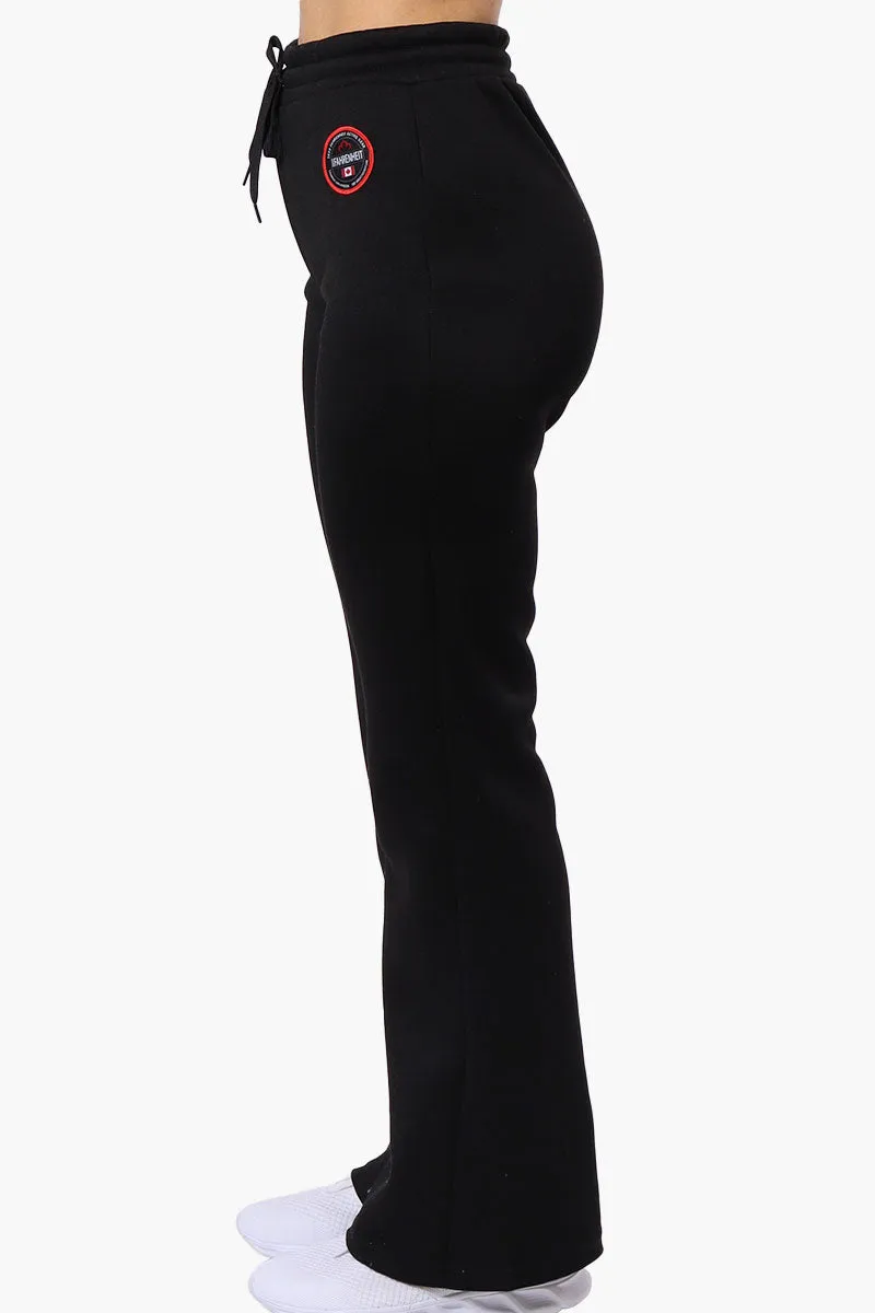 Fahrenheit Tie Waist Flared Sweatpants - Black sold by Fairweather product image thumbnail 2