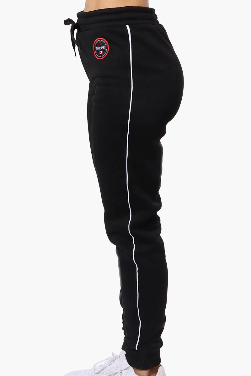 Fahrenheit Tie Waist Side Piping Joggers - Black sold by Fairweather product image thumbnail 2