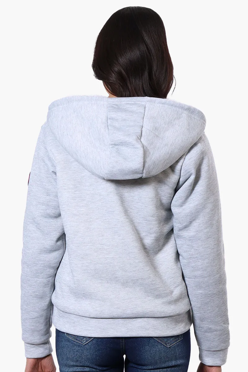 Sherpa Lined Zip Up Lightweight Jacket - Grey sold by Fairweather product image thumbnail 3
