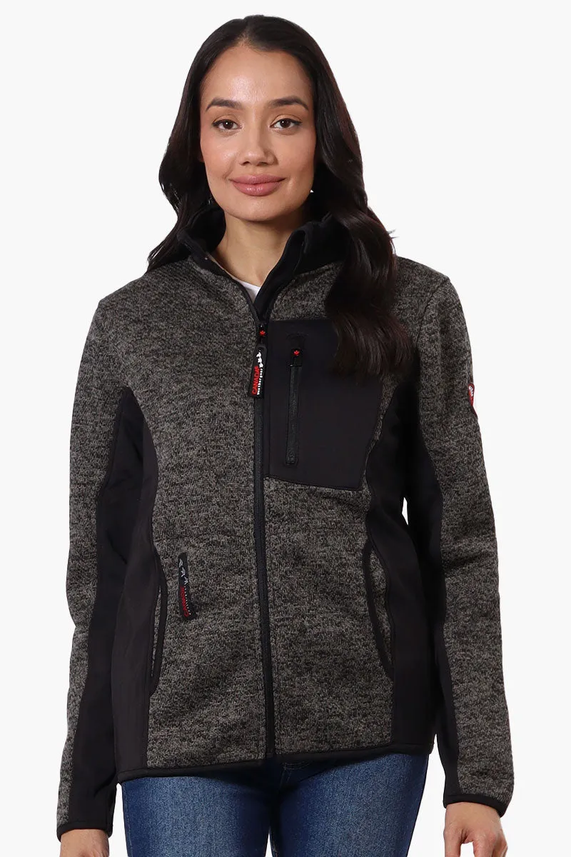 Fleece Zip Up Lightweight Jacket - Olive sold by Fairweather