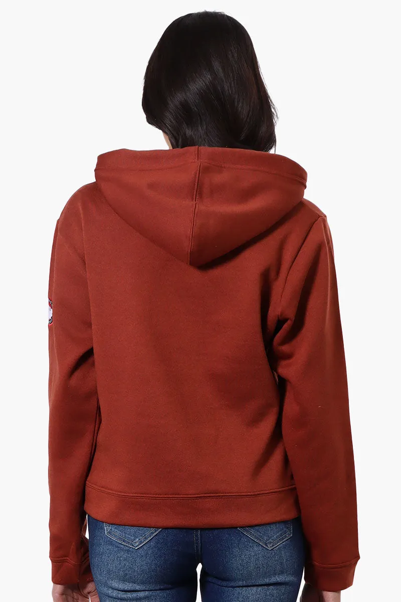 Canada Weather Gear Chest Logo Hoodie - Rust sold by Fairweather product image thumbnail 3