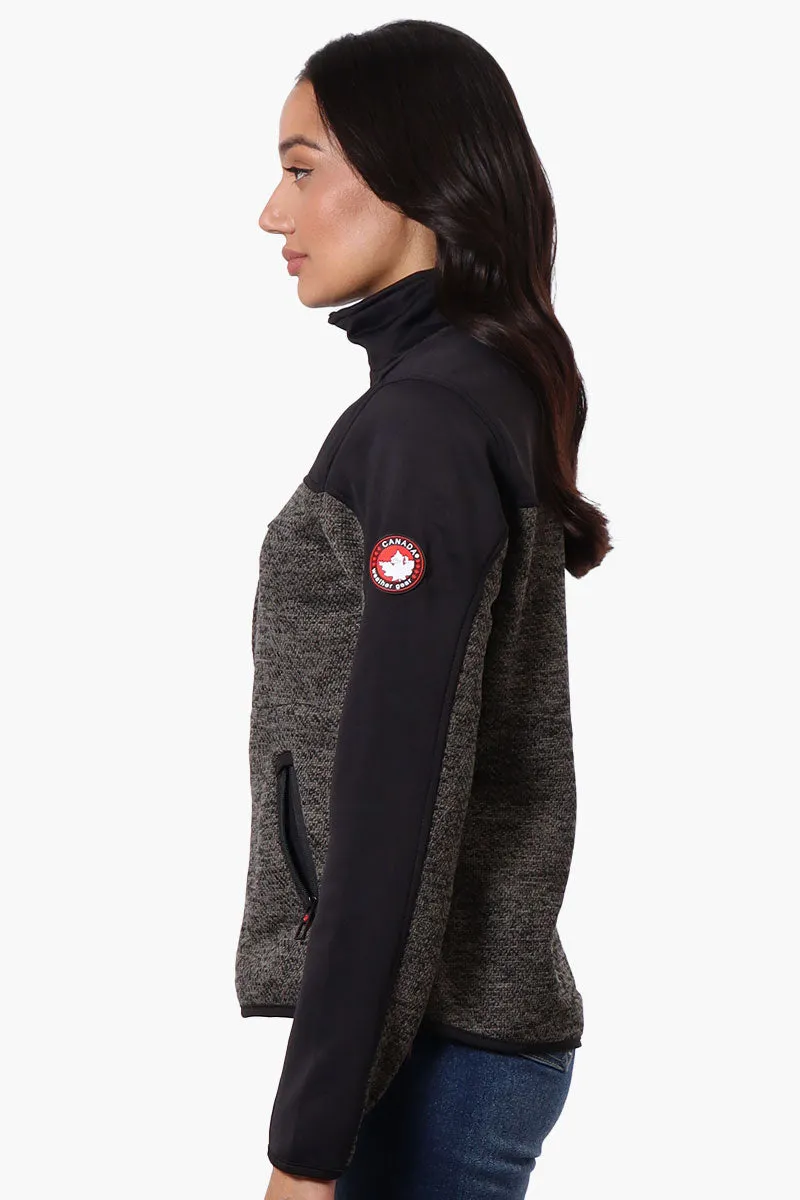 Zip Up Knit Lightweight Jacket - Black sold by Fairweather product image thumbnail 2
