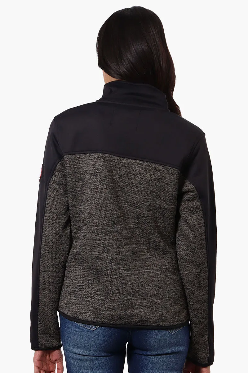 Zip Up Knit Lightweight Jacket - Black sold by Fairweather product image thumbnail 3