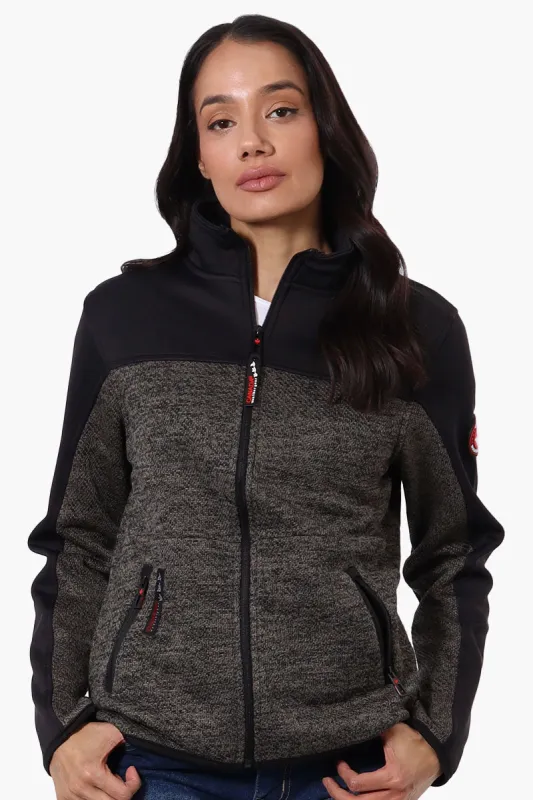 Canada Weather Gear Zip Up Sweater Fleece Lightweight Jacket - Black sold by Fairweather