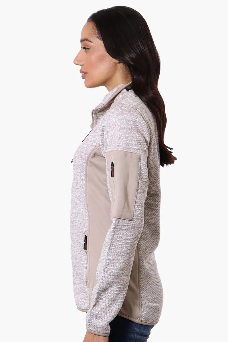 Canada Weather Gear Zip Up Sleeve Pocket Fleece Lightweight Jacket - Beige sold by Fairweather product image thumbnail 2