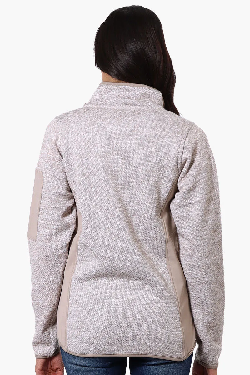 Canada Weather Gear Zip Up Sleeve Pocket Fleece Lightweight Jacket - Beige sold by Fairweather product image thumbnail 3