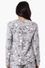 Canada Weather Gear Dog Pattern Pajama Top - Grey sold by Fairweather
