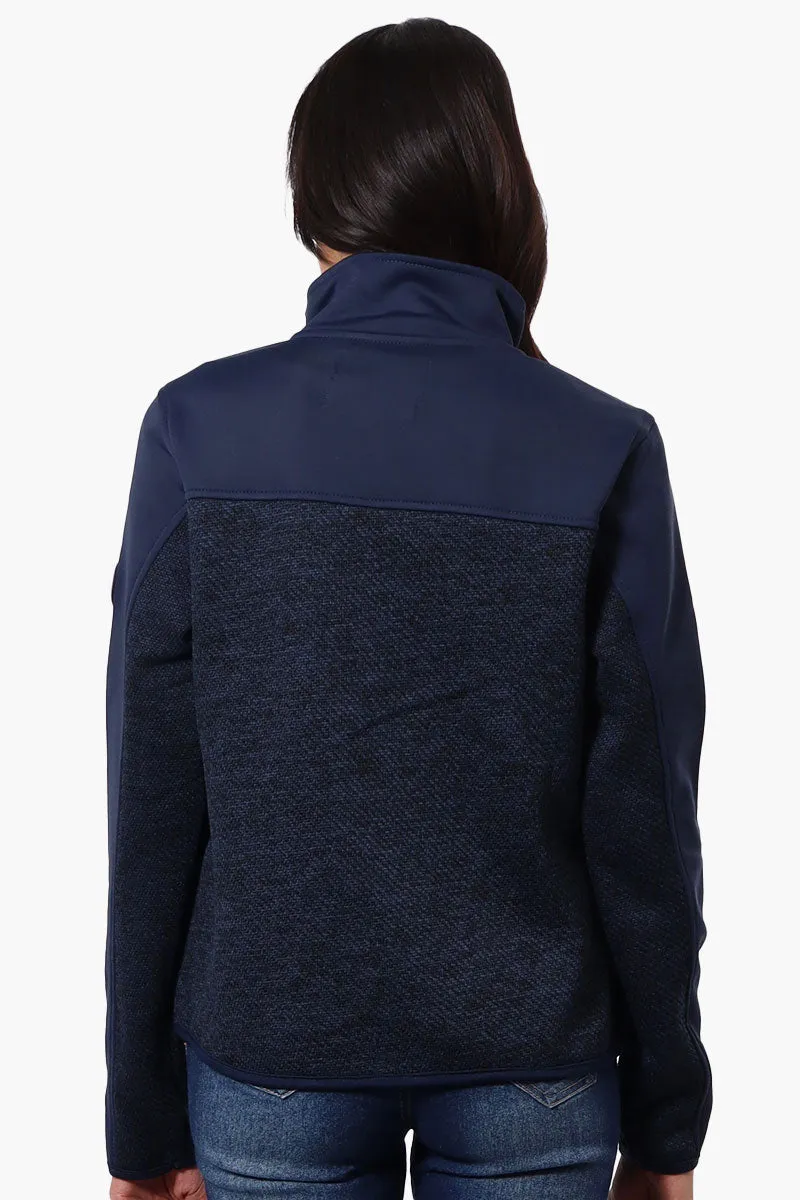 Canada Weather Gear Zip Up Knit Lightweight Jacket - Navy sold by Fairweather product image thumbnail 3