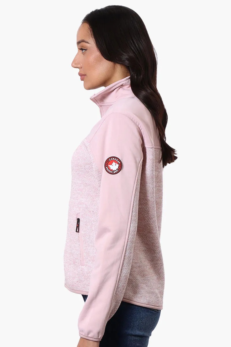 Canada Weather Gear Zip Up Knit Lightweight Jacket - Pink sold by Fairweather product image thumbnail 2