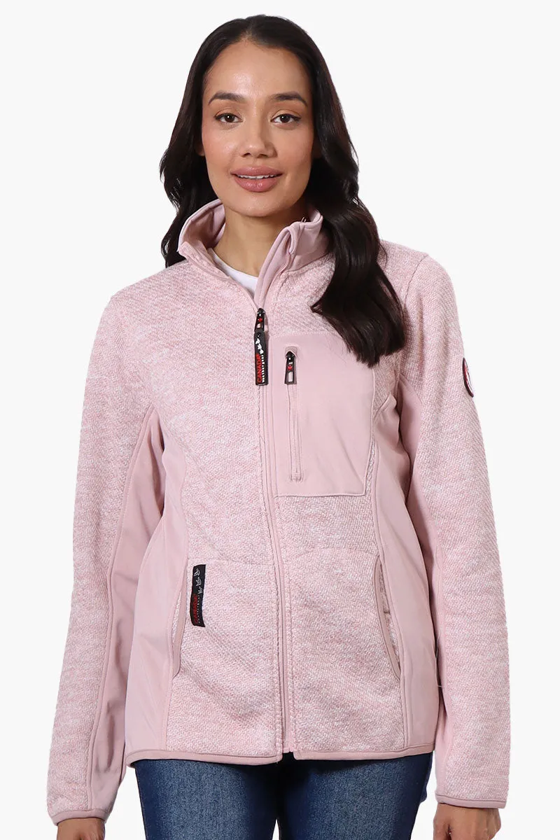 Canada Weather Gear Fleece Zip Up Lightweight Jacket - Pink sold by Fairweather