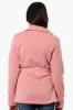 Fahrenheit Belted Double Breasted Lightweight Jacket - Pink sold by Fairweather