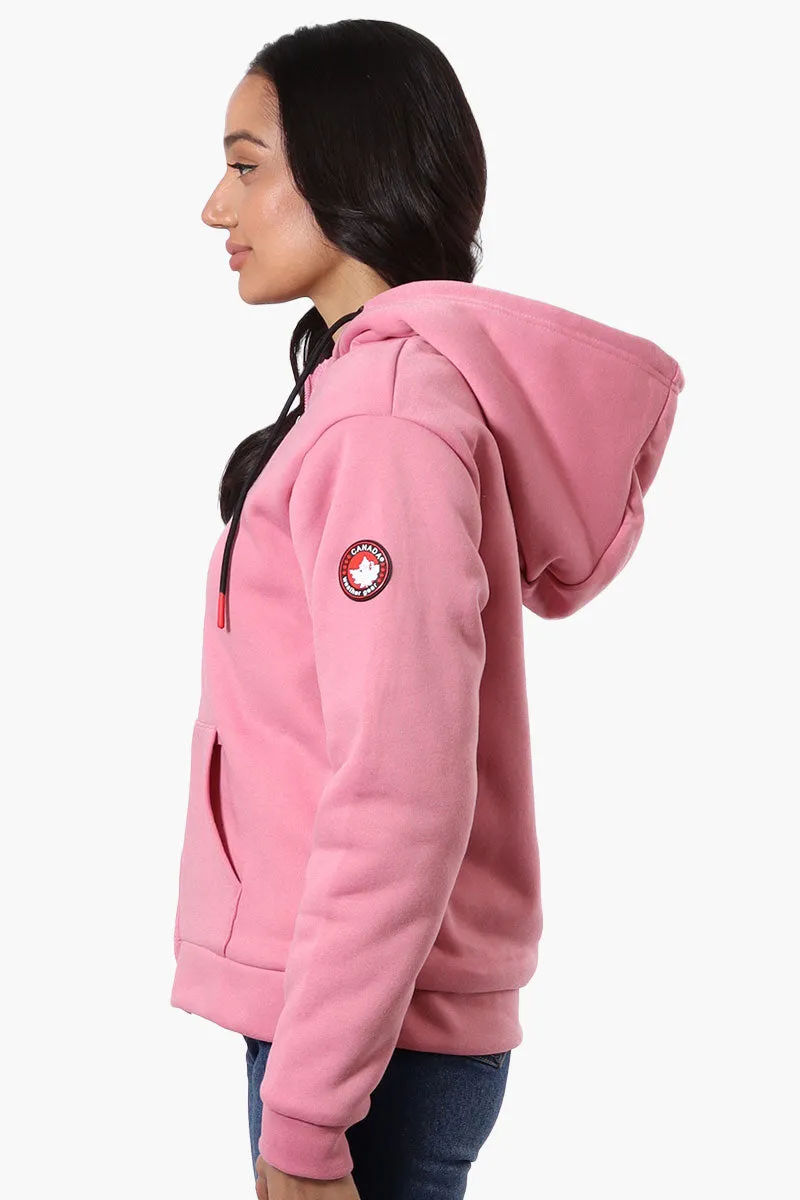 Canada Weather Gear Fleece Lined Zip Up Hoodie - Pink sold by Fairweather product image thumbnail 2