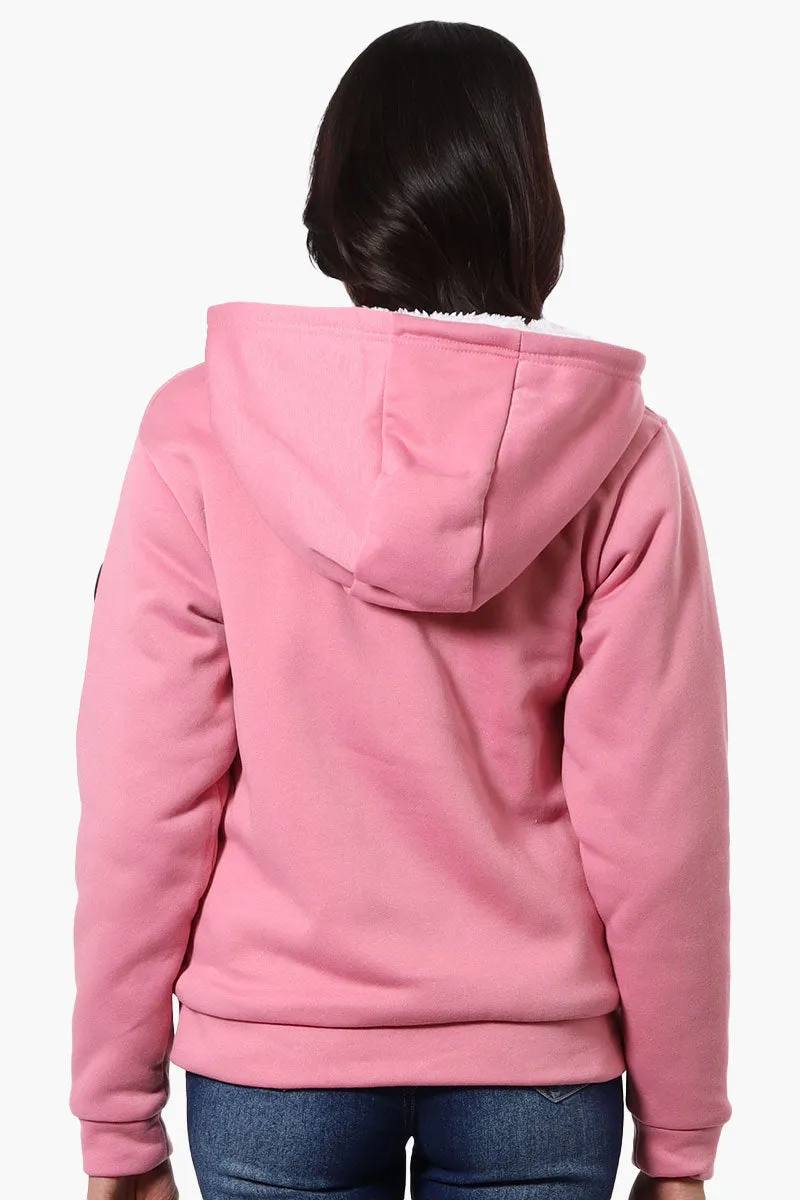 Canada Weather Gear Fleece Lined Zip Up Hoodie - Pink sold by Fairweather product image thumbnail 3