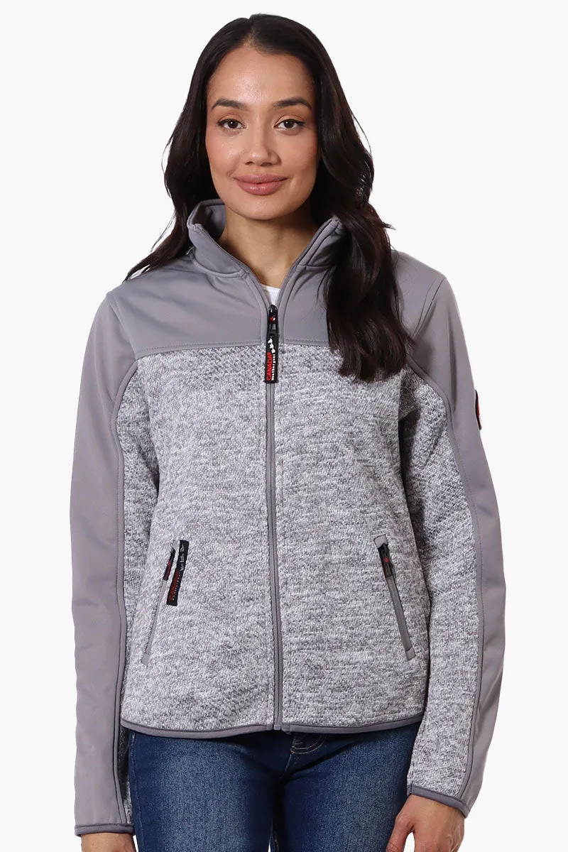 Canada Weather Gear Zip Up Knit Lightweight Jacket - Grey sold by Fairweather