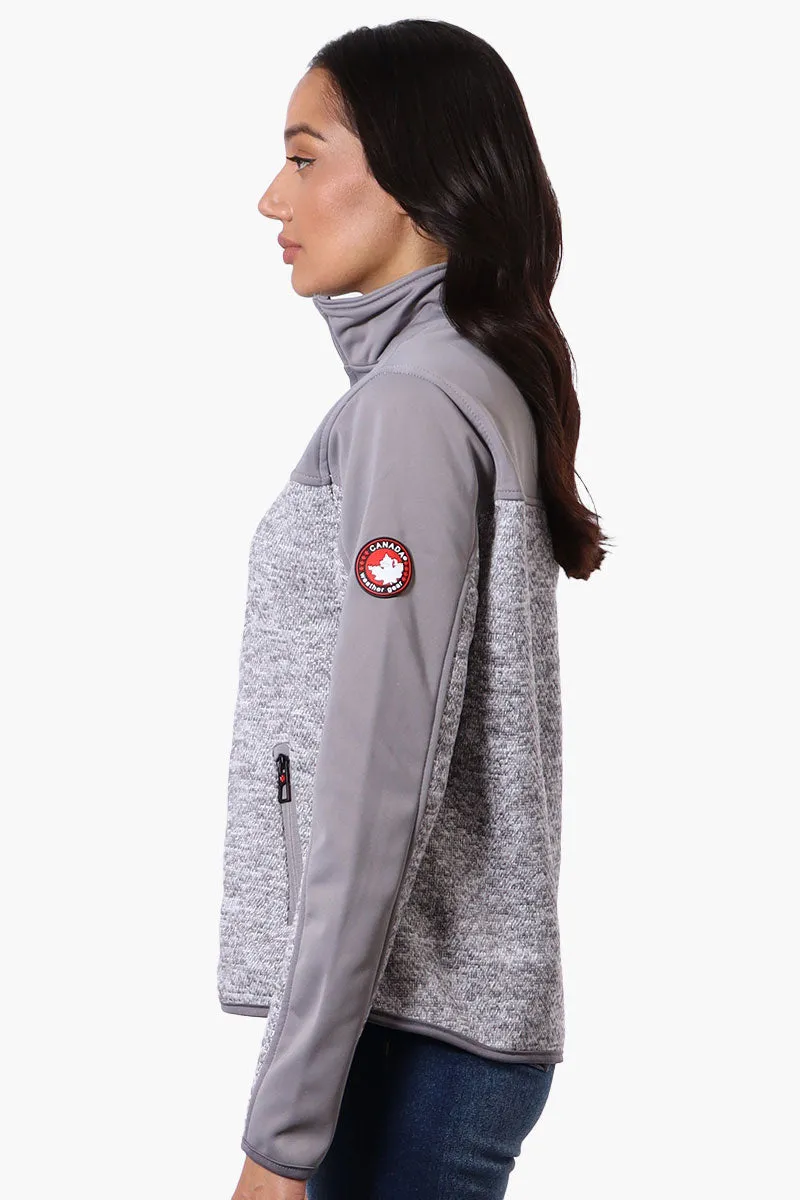 Canada Weather Gear Zip Up Knit Lightweight Jacket - Grey sold by Fairweather product image thumbnail 2