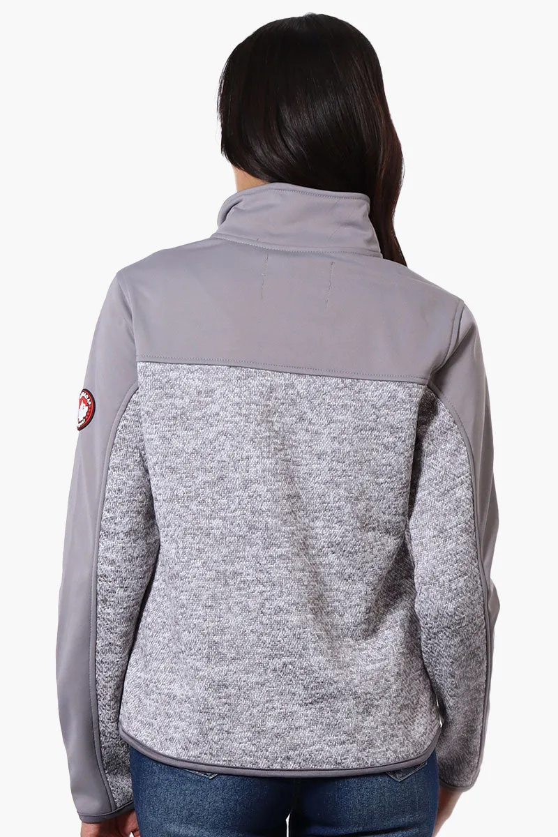 Canada Weather Gear Zip Up Knit Lightweight Jacket - Grey sold by Fairweather product image thumbnail 3