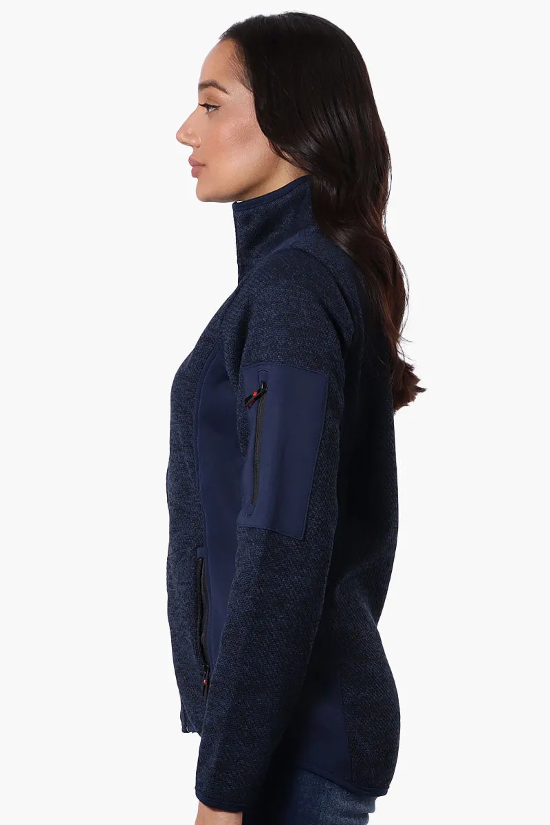 Canada Weather Gear Zip Up Sleeve Pocket Fleece Lightweight Jacket - Navy sold by Fairweather product image thumbnail 2